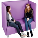 Akustik Sofa, 2- bis 3-Sitzer, Höhe 132, 146x77 cm (B/T), 